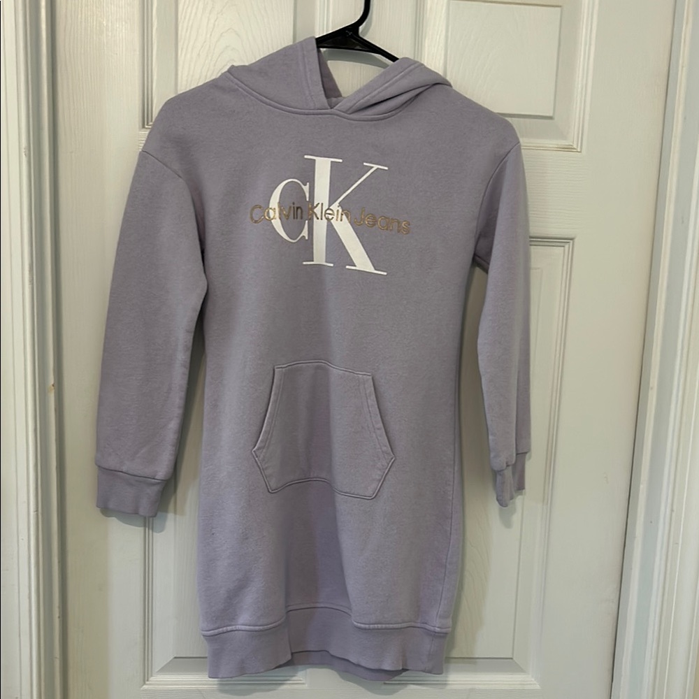 Calvin Klein Purple Sweatshirt Contemporary Long